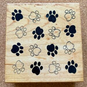 2006 Dog Paws Rubber Stamp from Great Impressions